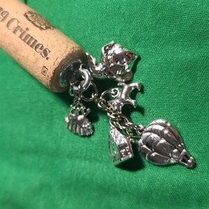 Wizard of Oz Wine Cork Key Chain & Purse Charm NWT